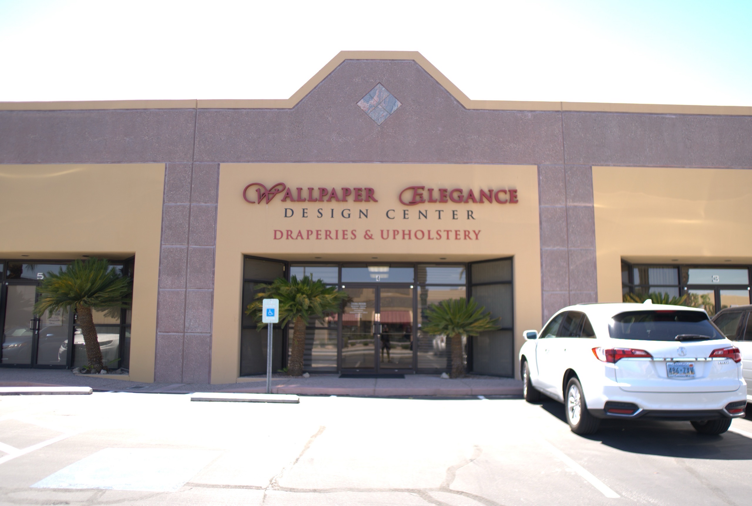 Wallpaper Elegance Las Vegas showroom entrance