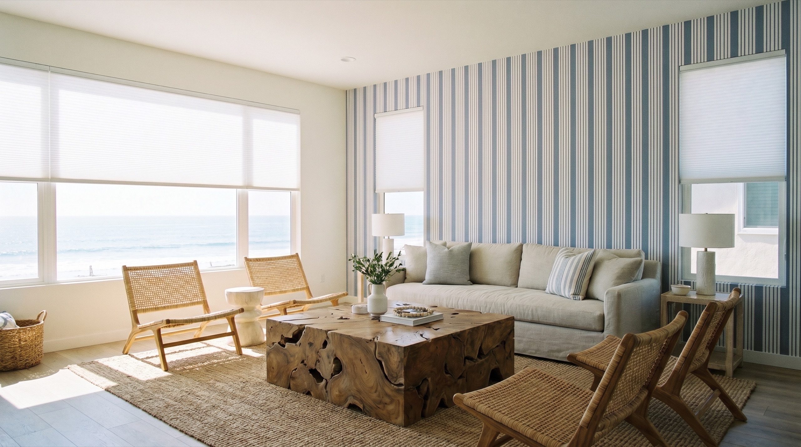 Wallpaper and window treatments in San Diego