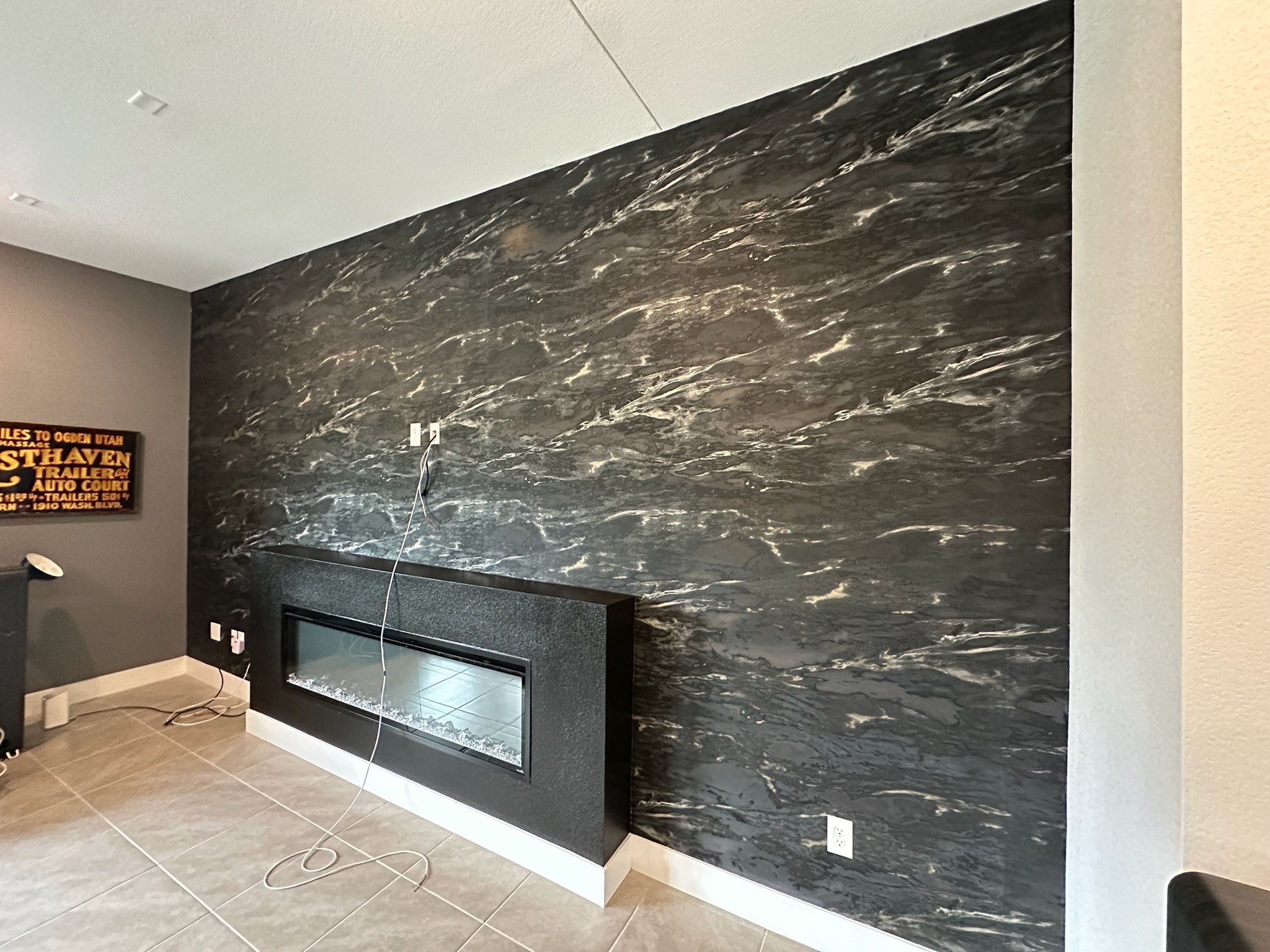 Interior installation by Wallpaper Elegance
